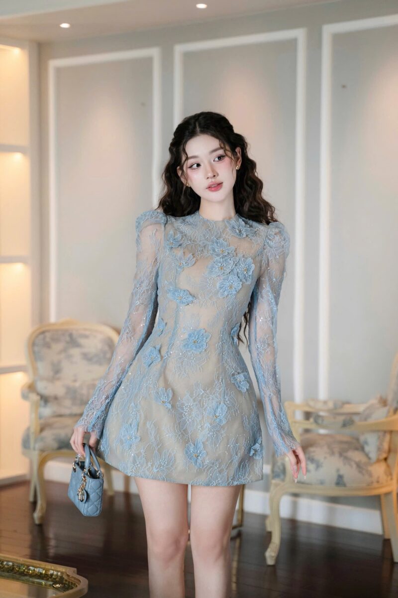 Aamira dress - Blue, S